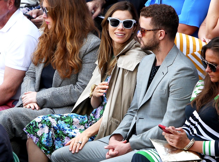 Wimbledon 2018, Jessica Biel, Justin Timberlake